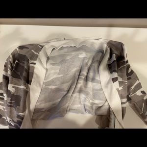 camo cardigan